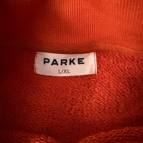 Parke Back to School Varsity Mockneck Amber | Size L/XL - Picture 2 of 4